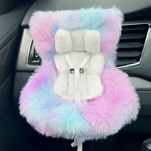 Labubu Car Seat / Vent Clip / Chair Color Cotton Candy Sky Ombre